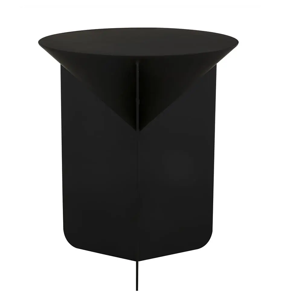 Lora Side Table, Black Iron - Noir Trading Inc.