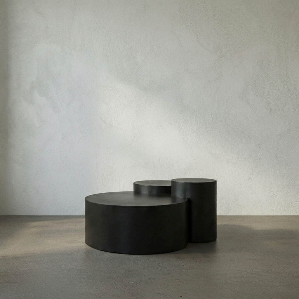 Ella Coffee Table, Black Iron - Noir Trading Inc.